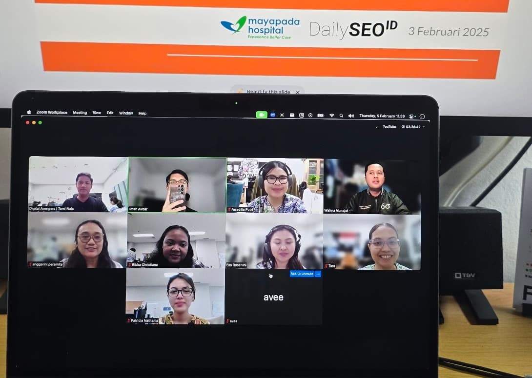 Fundamental SEO & GEO at Mayapada Hospital Online In-house Training