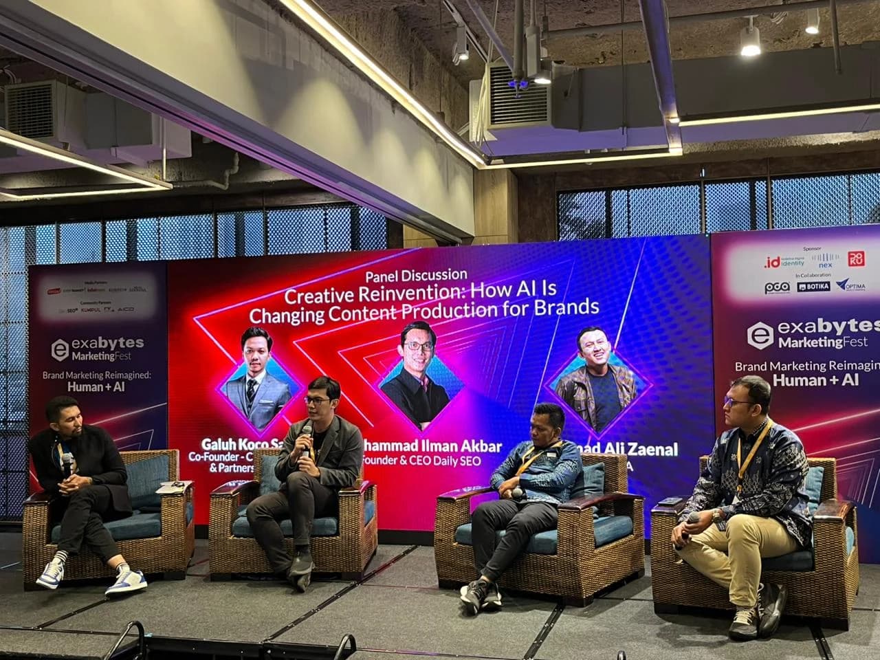 Creative Reinvention: How AI is Changing Content Production for Brands? at Exabytes Marketing Fest 2025